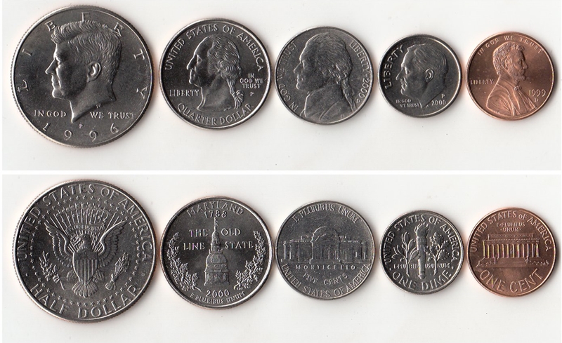 Các đồng tiền kim loại (tiền xu) của Mỹ