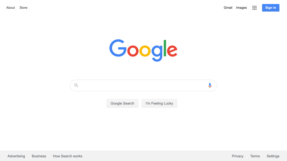 Gõ câu hỏi lên thanh tìm kiếm Google