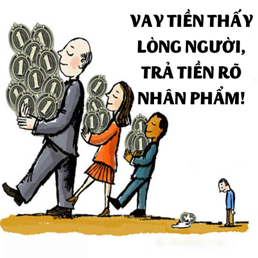 Ảnh đòi nợ khéo rất ý nghĩa