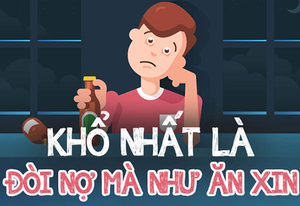 Hình ảnh đòi nợ khéo con nợ