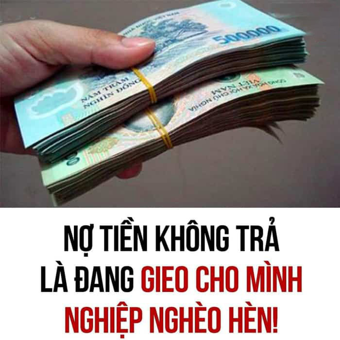 Hình ảnh đòi nợ khéo và ý nghĩa nhất