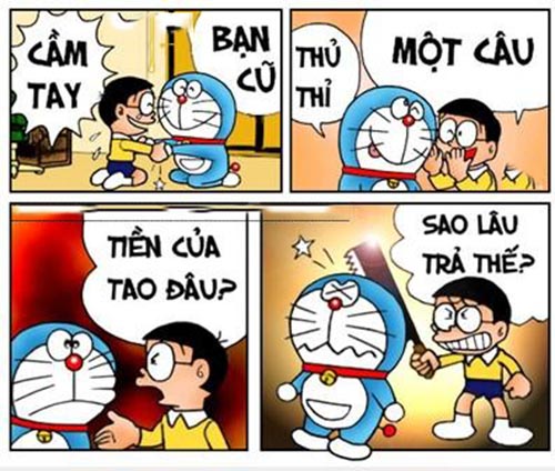 Hình ảnh Doremon đòi nợ khéo